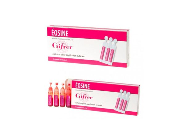 Monodoses Éosine - Désinfectant