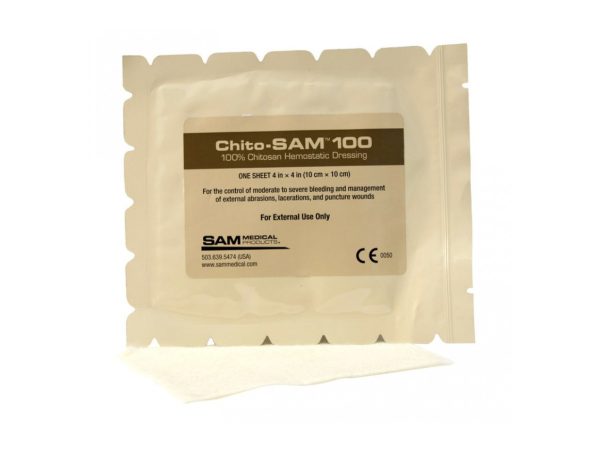 Bande Hémostatique Chito-SAM 10 cm x 10 cm Bande Hémostatique Chito-SAM 10 cm x 10 cm