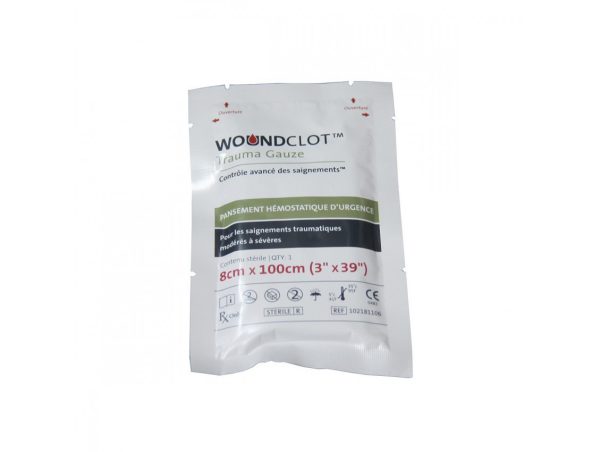 Pansement Hémostatique WoundClot 8X100 cm