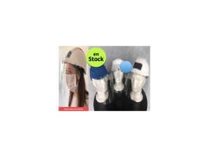 Visière de protection adaptable sur casque (BTP) ou sur casquette Visière de protection adaptable sur casque (BTP) ou sur casquette