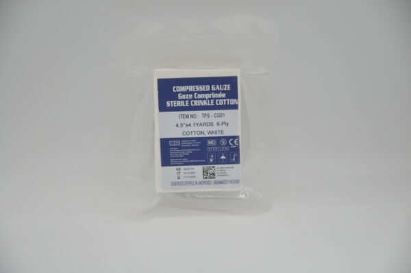 COMPRESSED GAUZE 100% cotton Z-FOLD 10.16cm x 3.65m