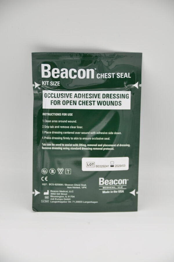 Chest Seal Occlusif total 6" (emballage reduit)
