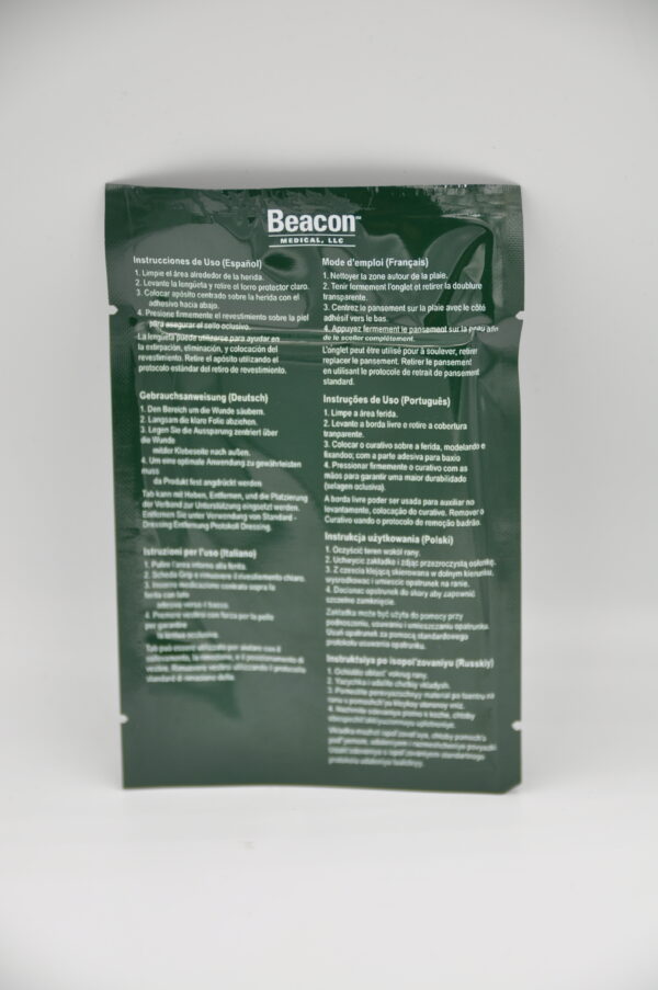 Chest Seal Occlusif total 6" (emballage reduit)