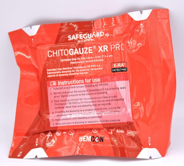 PANSEMENT HEMOSTATIǪUE- CHITO GAUZE XR PRO 7,5cm x 3,70m