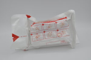 Pansement compressif d'urgence - compresse 10x18 cm, longueur 370 cm