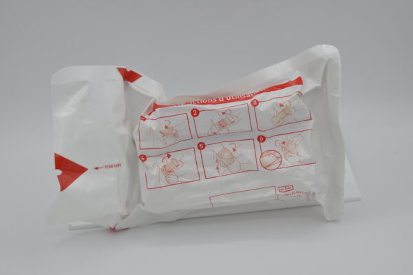 Pansement compressif d'urgence - compresse 10x18 cm, longueur 370 cm